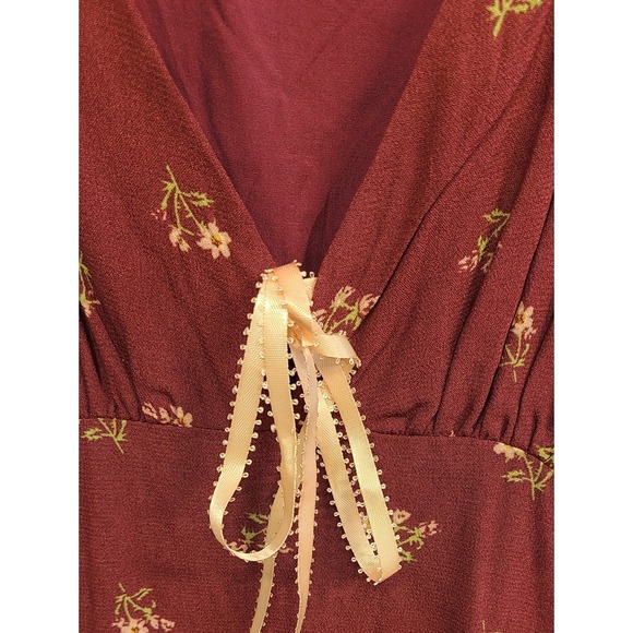 Free People Women's Everyone's Favorite Mini Dress in Floral Red LG MSRP $168 - Picture 12 of 12